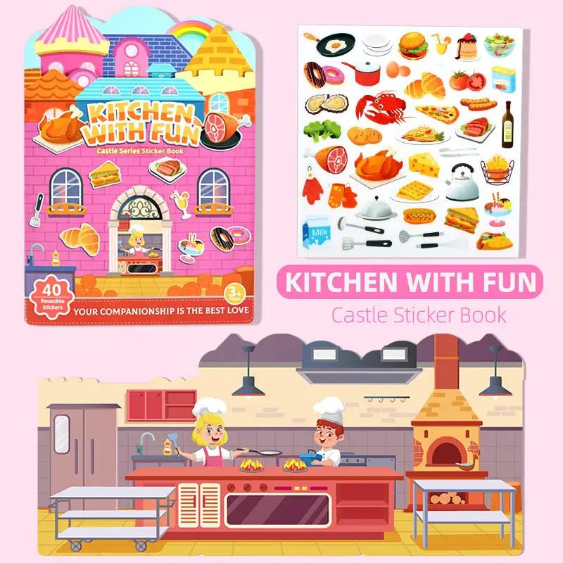 Reusable Sticker Busy Book (Multi-Themes)
