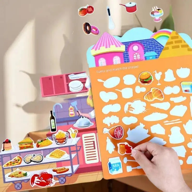 Reusable Sticker Busy Book (Multi-Themes)