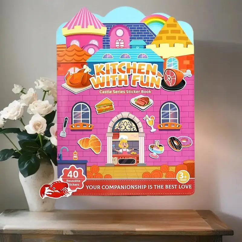 Reusable Sticker Busy Book (Multi-Themes)