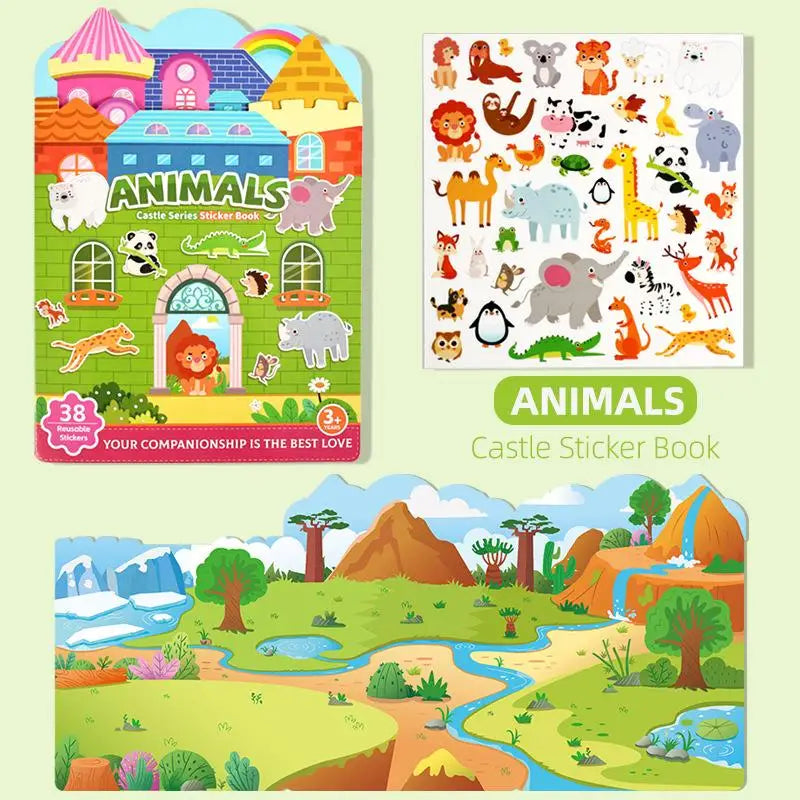 Reusable Sticker Busy Book (Multi-Themes)