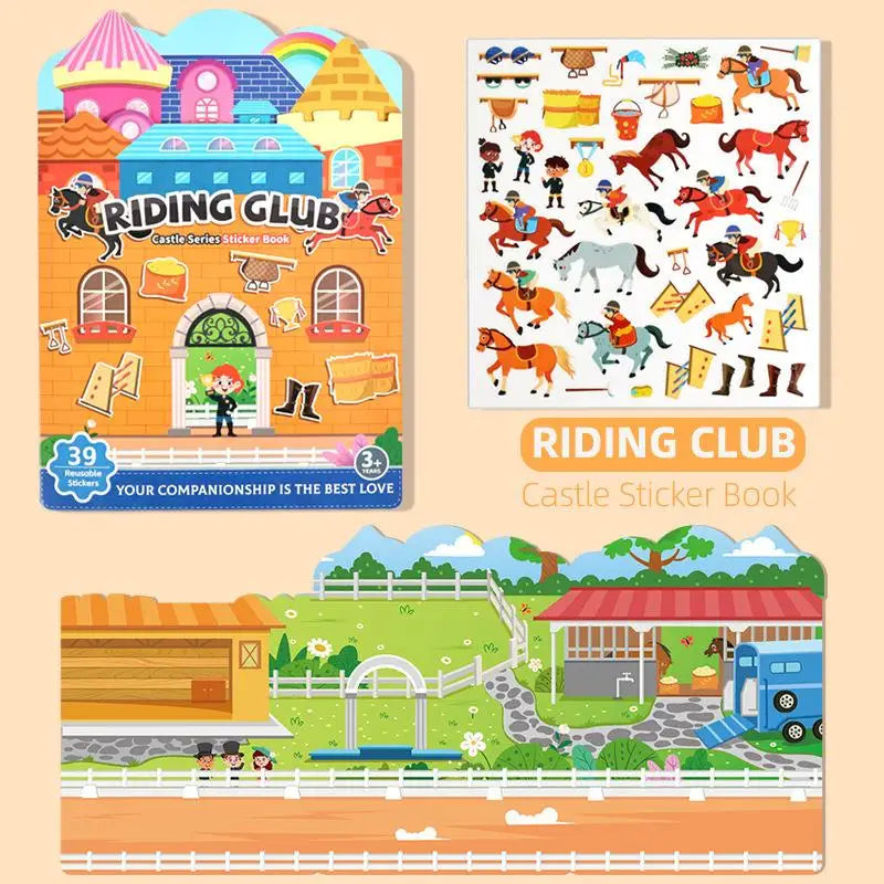 Reusable Sticker Busy Book (Multi-Themes)