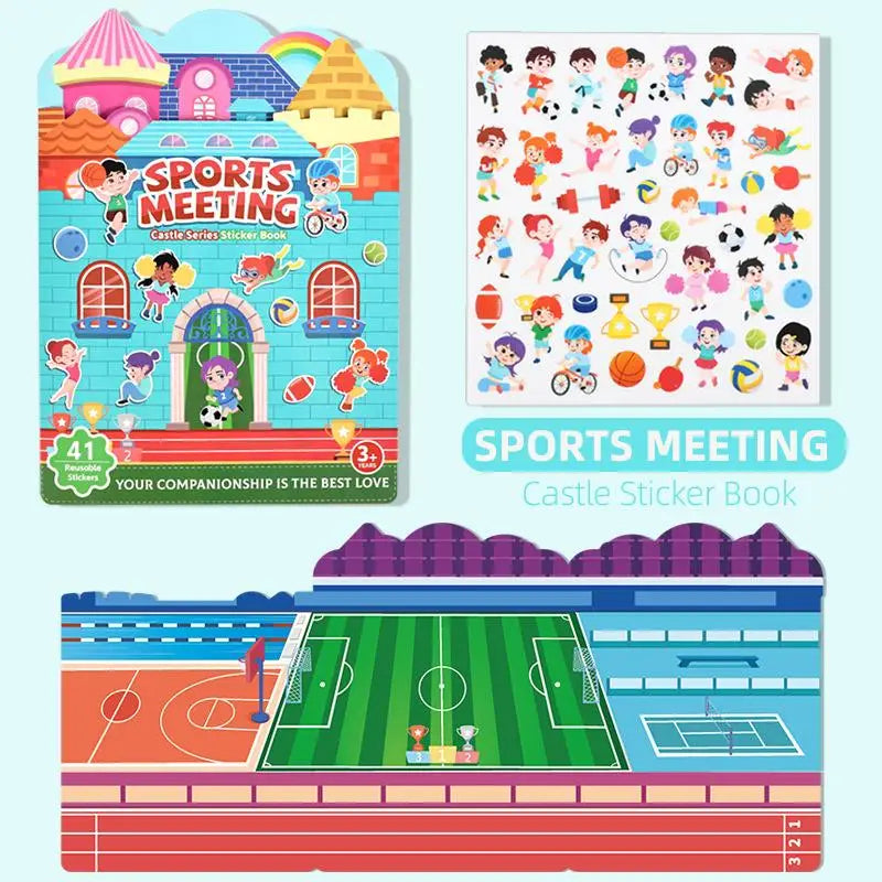 Reusable Sticker Busy Book (Multi-Themes)
