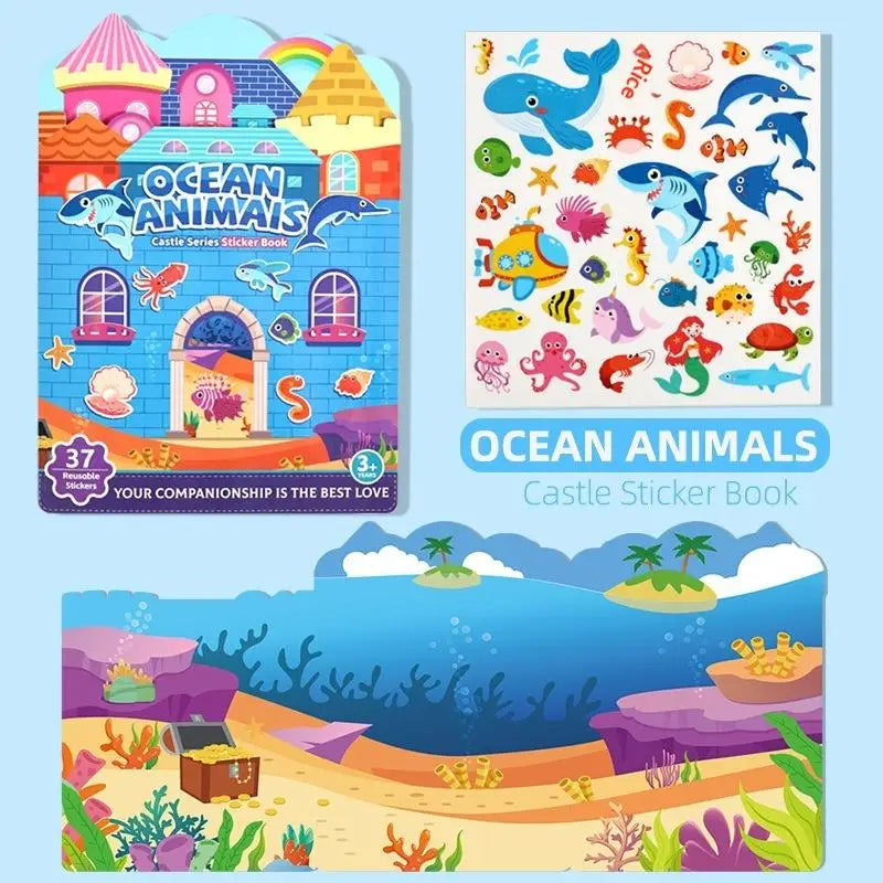 Reusable Sticker Busy Book (Multi-Themes)