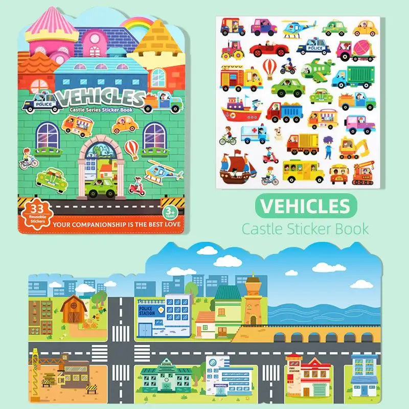 Reusable Sticker Busy Book (Multi-Themes)
