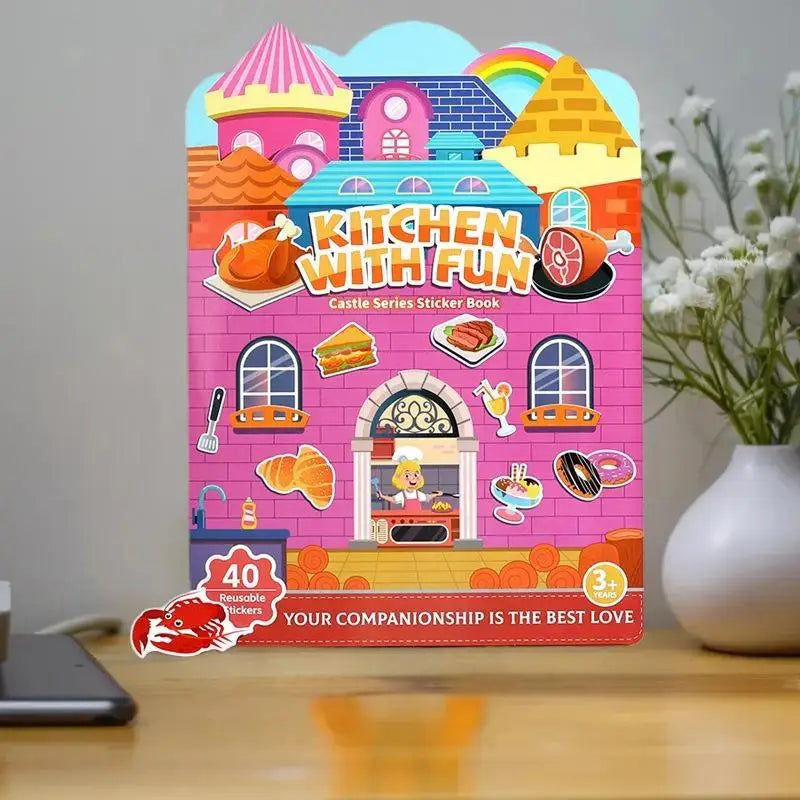 Reusable Sticker Busy Book (Multi-Themes)